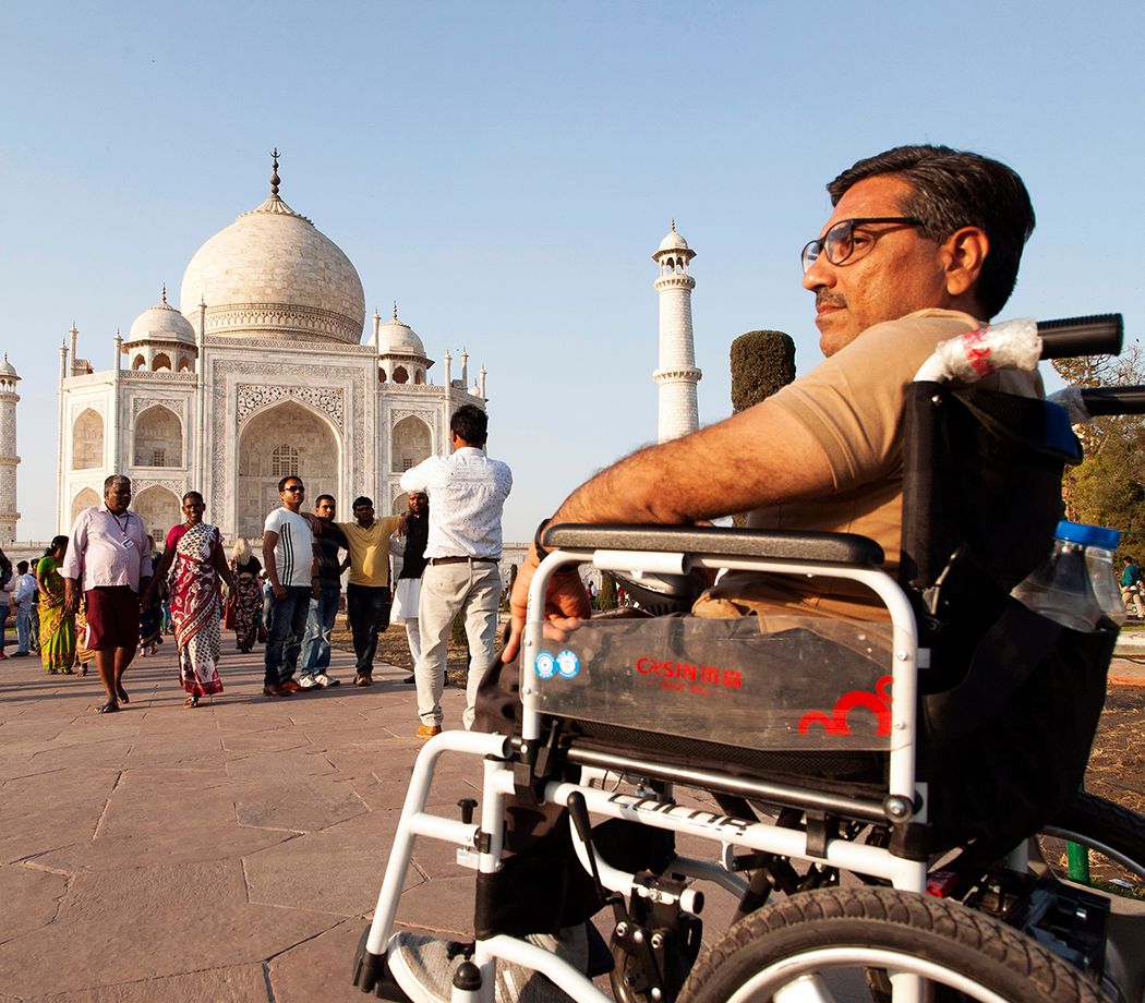 Wheelchair travel in India